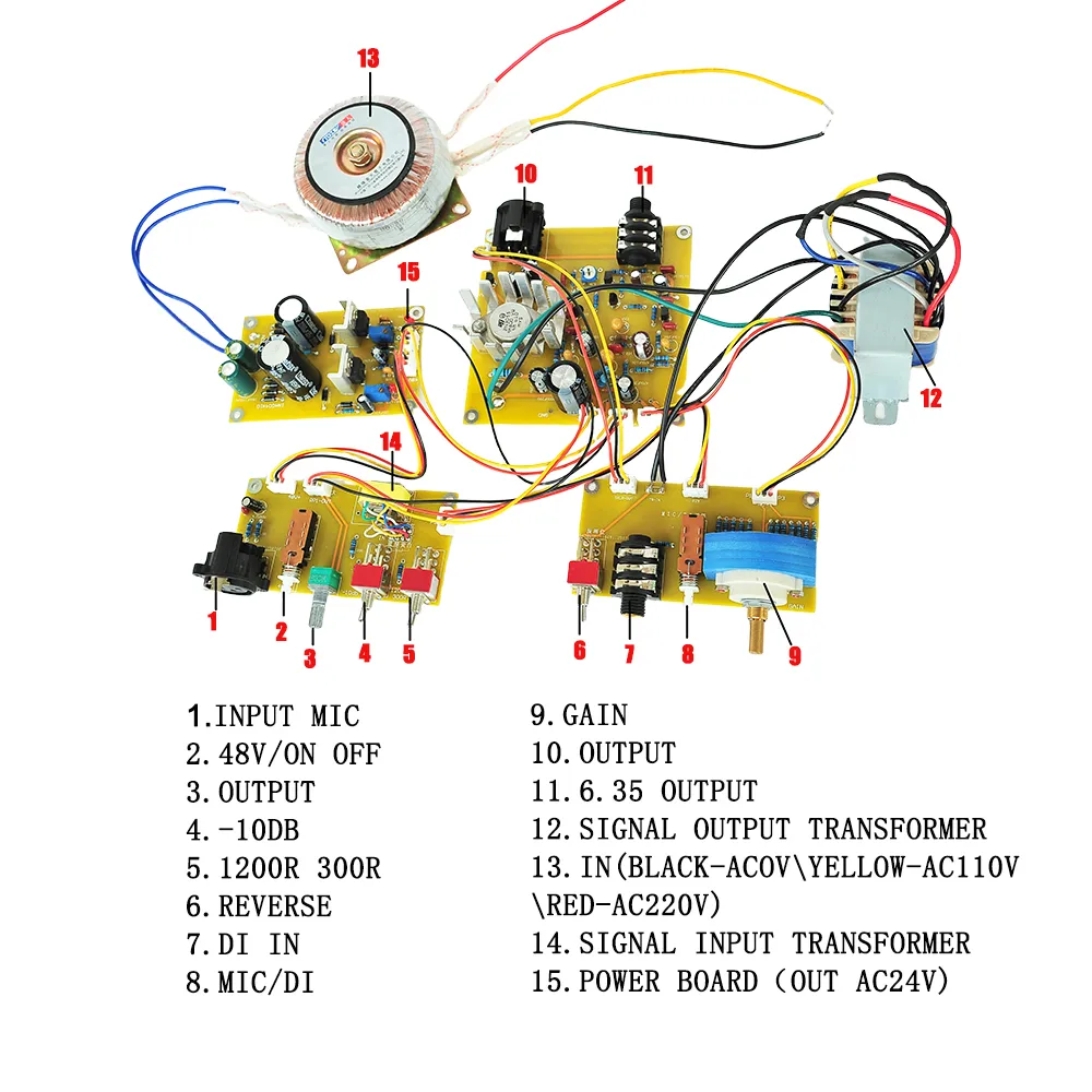 DIY Microphone Preamp Kit