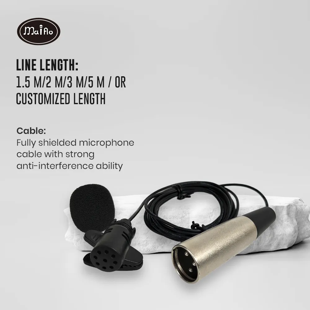 48v headset condenser microphone｜xlr interface｜for streaming, recording & camera
