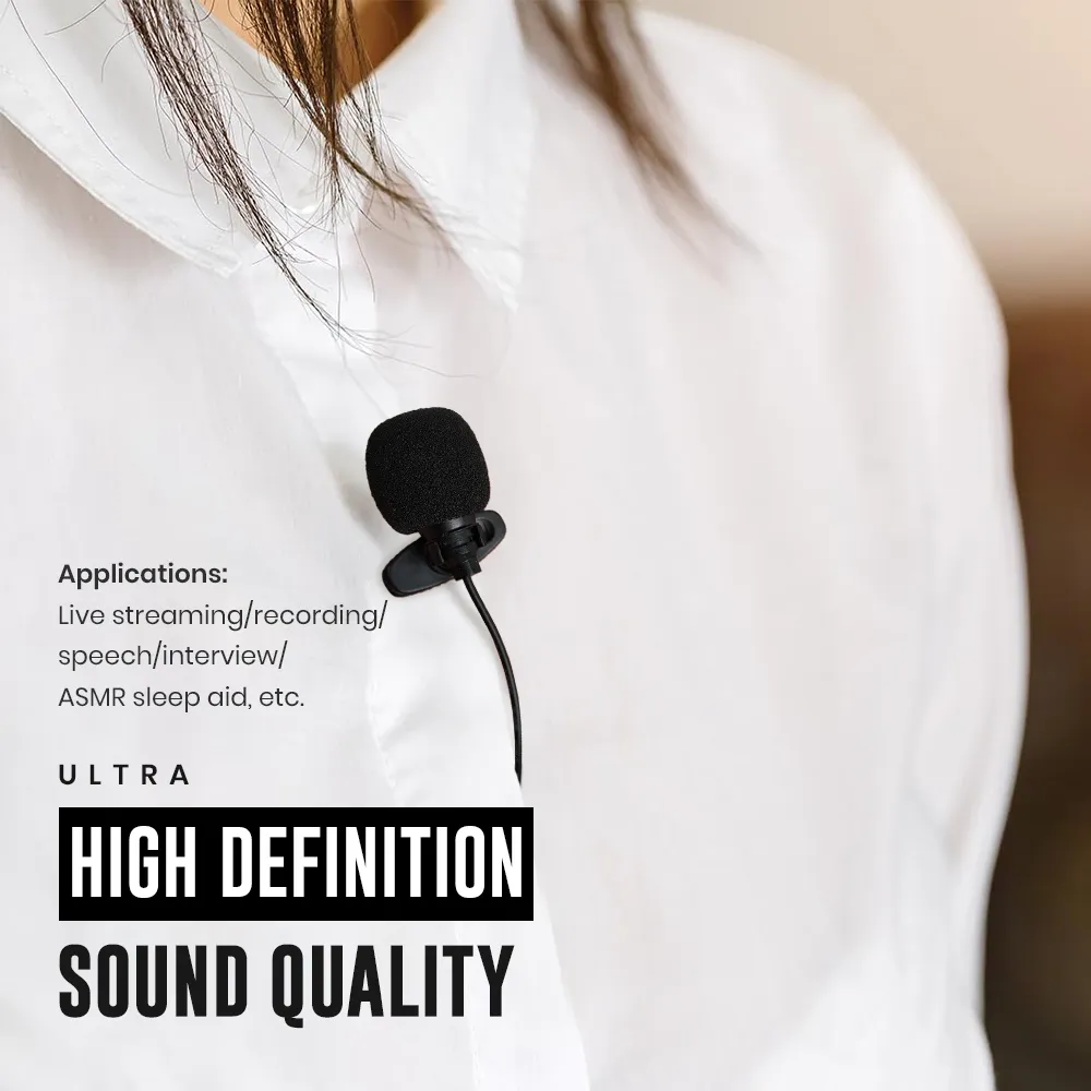 48v headset condenser microphone｜xlr interface｜for streaming, recording & camera