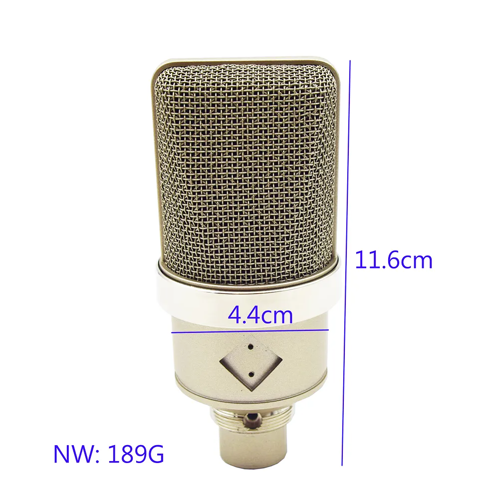 Metal Condenser Microphone Body