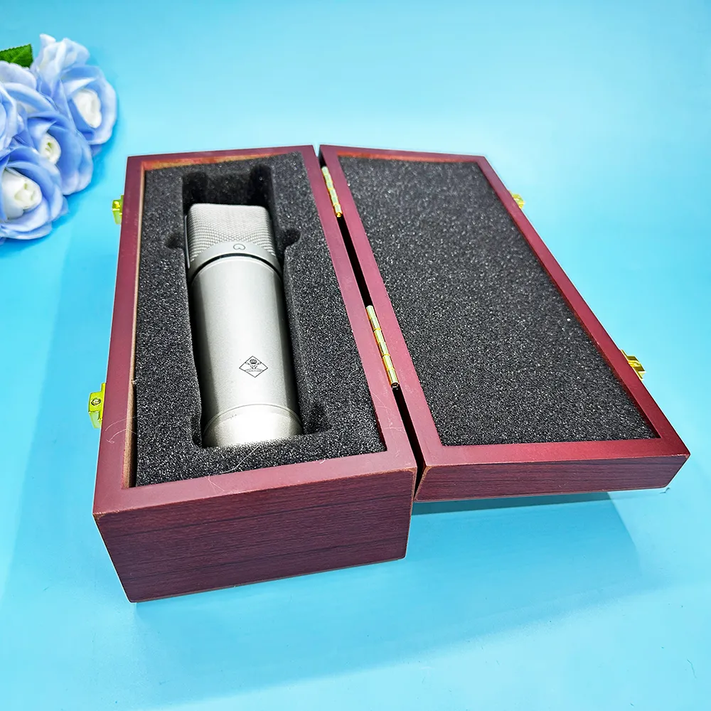 u87 wooden microphone gift box (8)