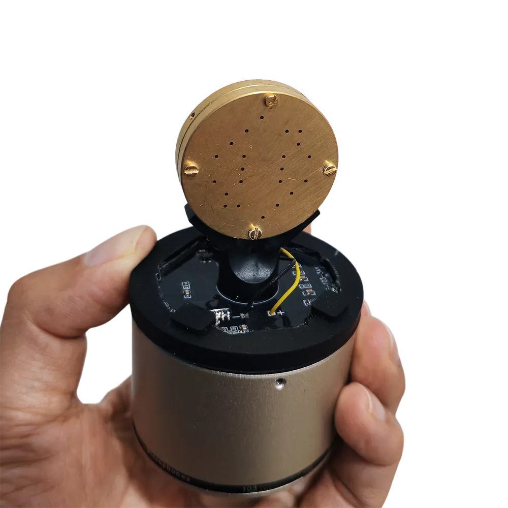 "matte black metal mic shell: custom enclosure for handmade/personalized microphone builds"